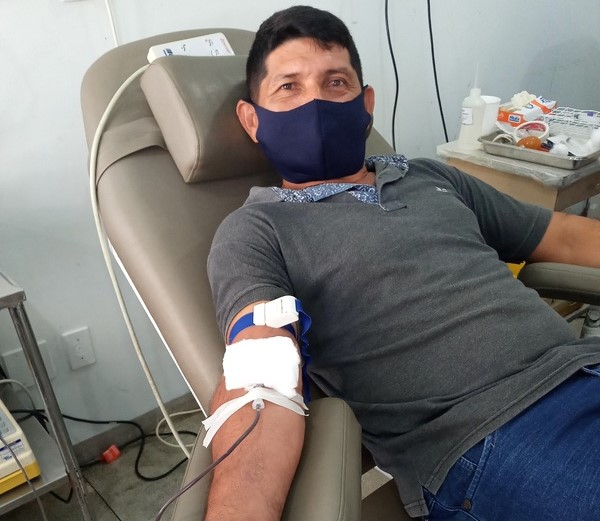 Colaboradores da SINOBRAS Florestal participam de campanha de doação de sangue